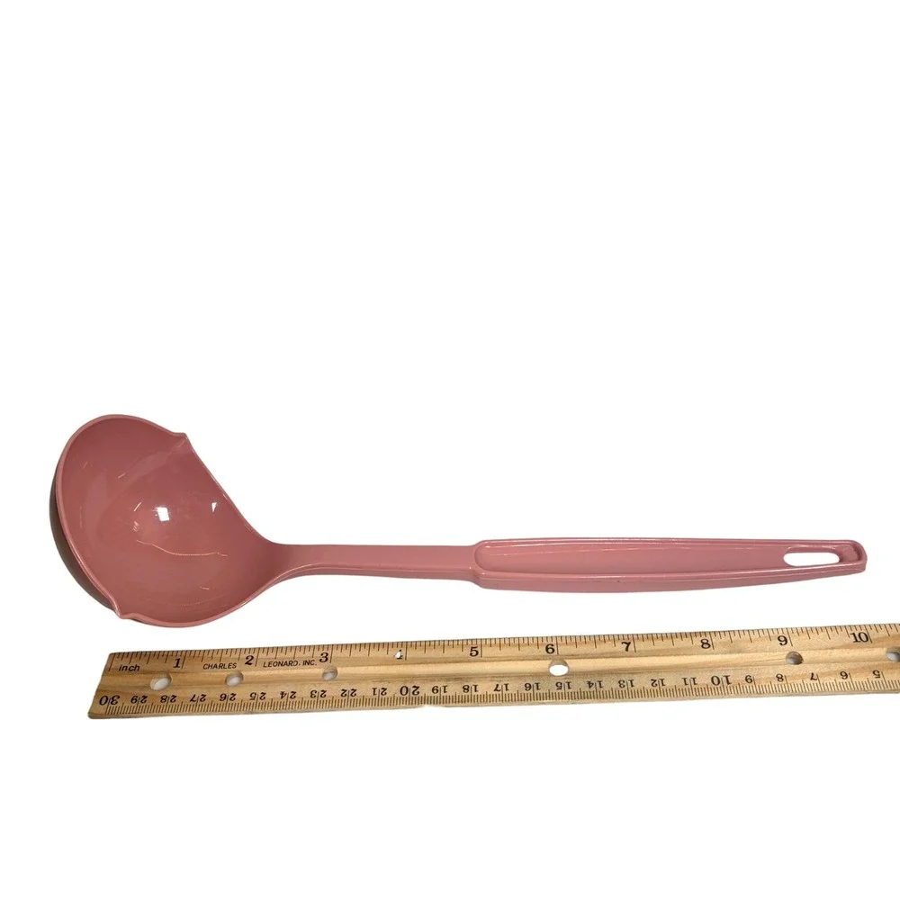 EKCO Vintage 1970s‎ Mauve Pink Nylon Soup Ladle MCM Kitchen Retro Utensil